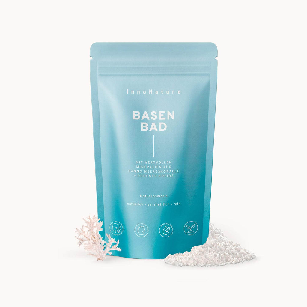 Basenbad mit Sango Meereskoralle + Rügener Kreide