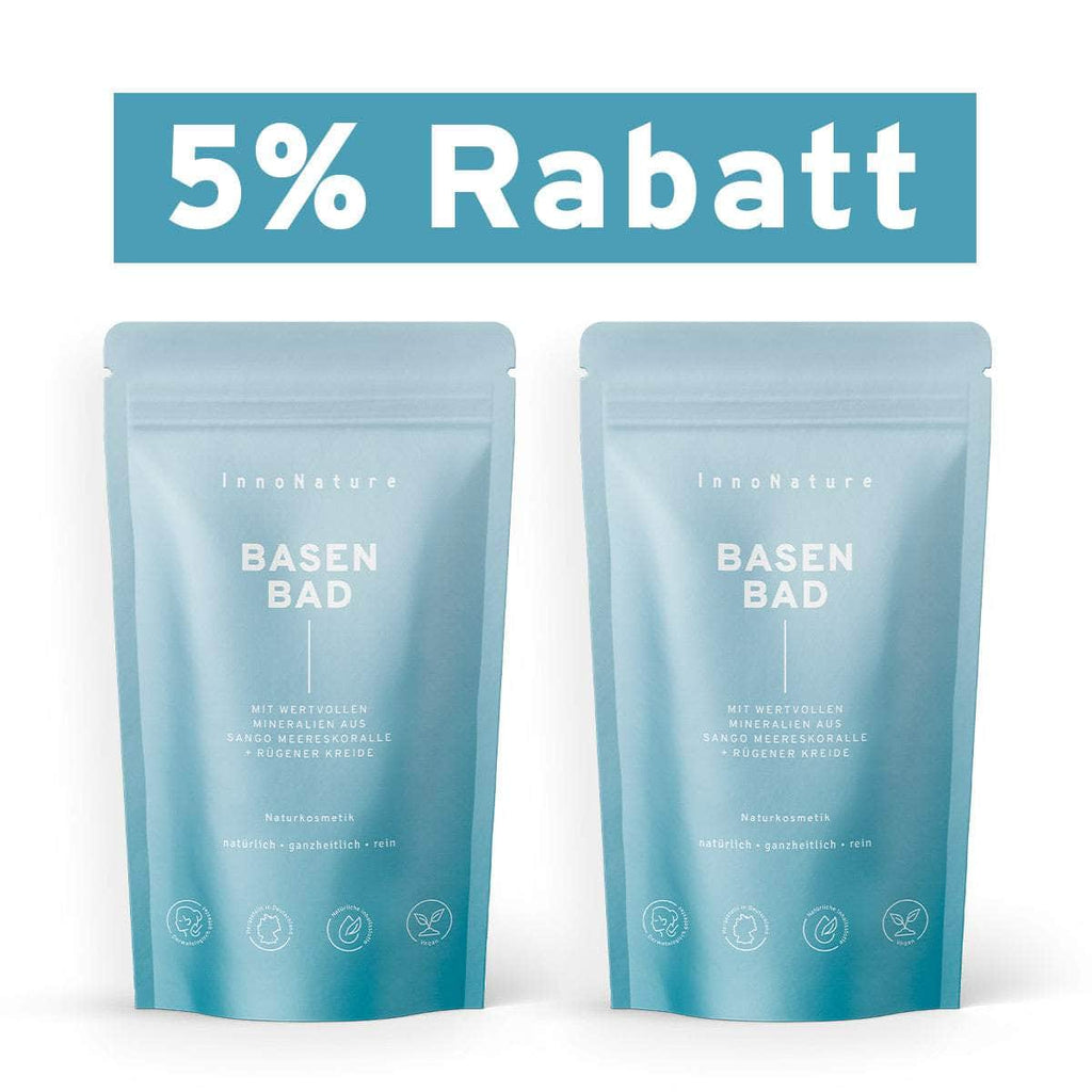 Basenbad mit Sango Meereskoralle + Rügener Kreide