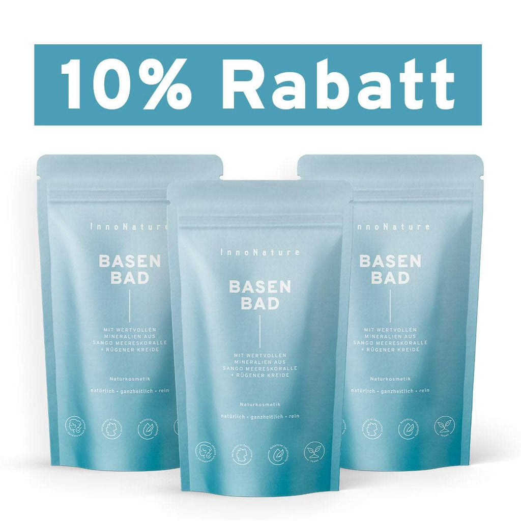 Basenbad mit Sango Meereskoralle + Rügener Kreide