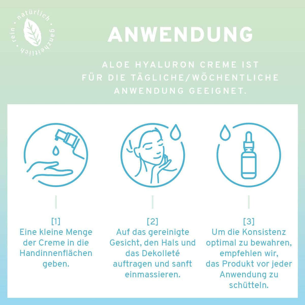 Aloe Hyaluron Creme: Gesichtscreme