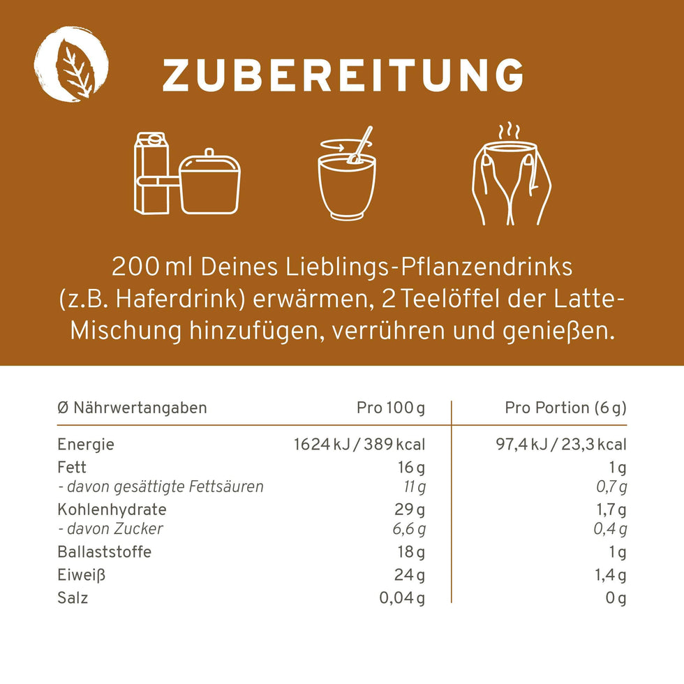 Bio Schoko Hanf Latte