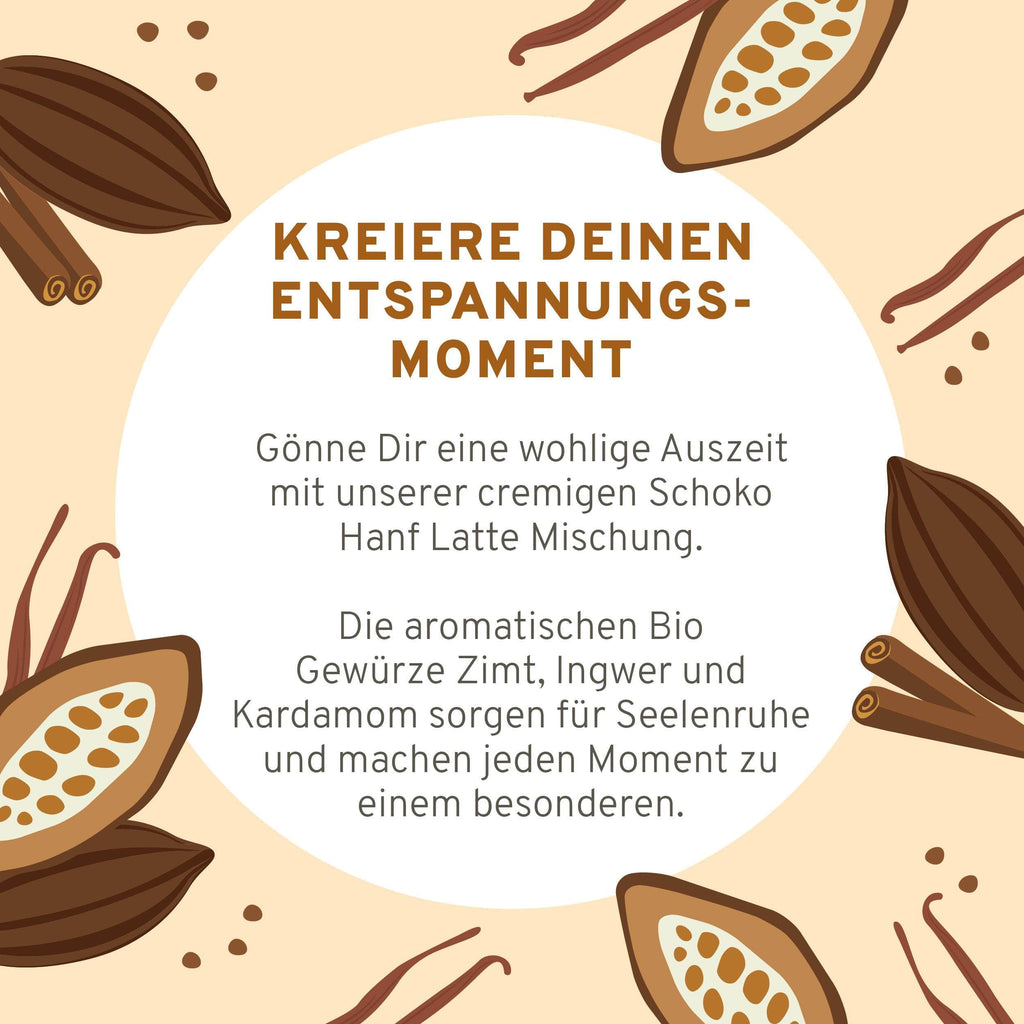 Bio Schoko Hanf Latte
