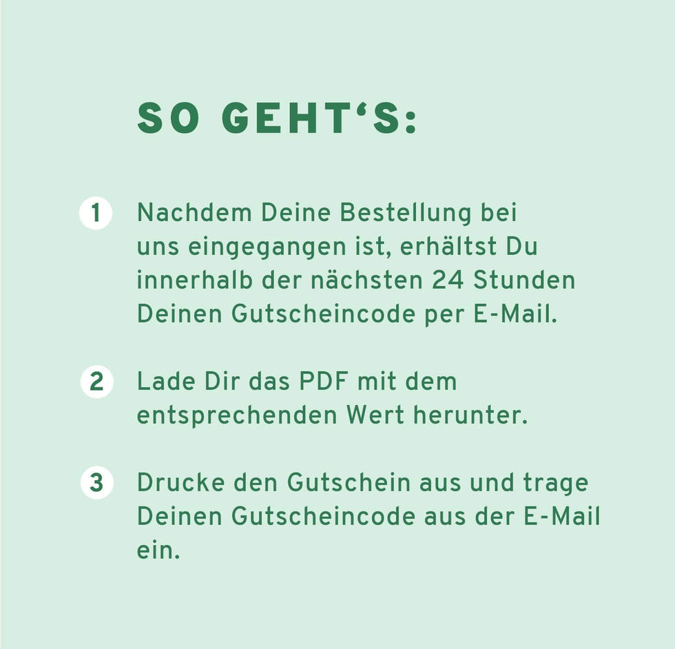 PDF Gutschein zum SELBSTAUSDRUCKEN - Motiv Wiesenblüte