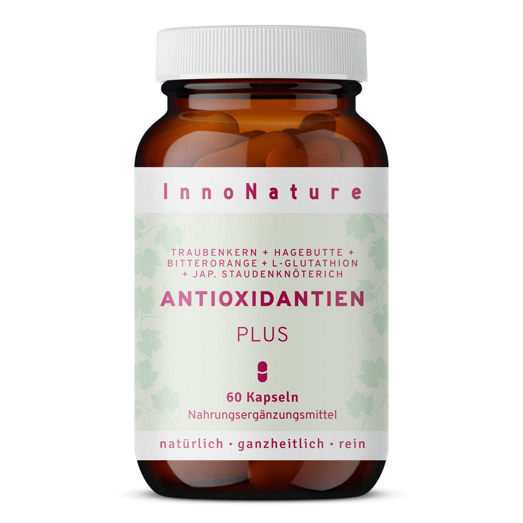 Zellschutz Kapseln:  Trans-Resveratrol + OPC + L-Glutathion + Hagebutte + Citrus-Bioflavonoide