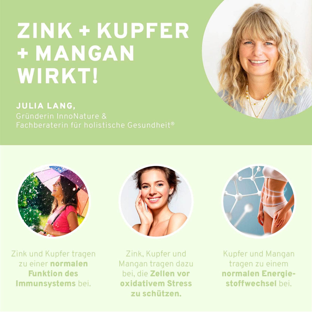 Zink + Kupfer + Mangan 60 Kapseln