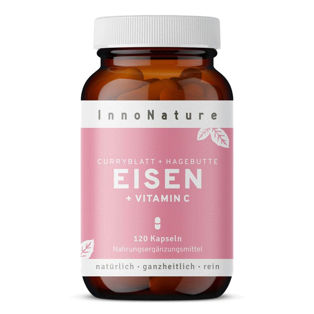 Eisen + Vitamin C Kapseln aus Curryblättern + Hagebutte