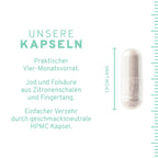 Kelp + Spinat: Natürliche Jod + Folsäure Kapseln