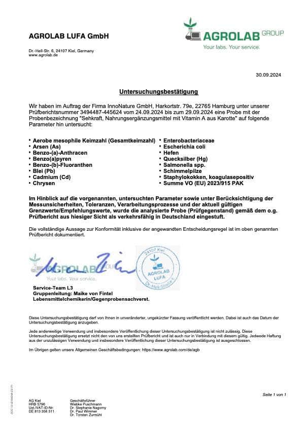 Sehkraft Kapseln
