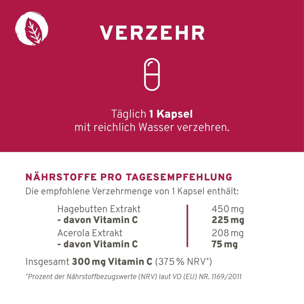 Vitamin C 300 mg 60 Kapseln