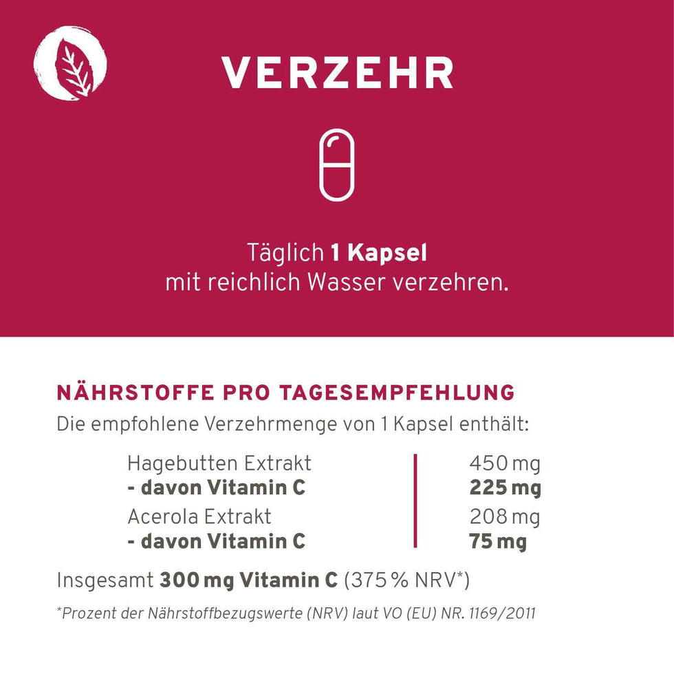 Vitamin C 300 mg 60 Kapseln