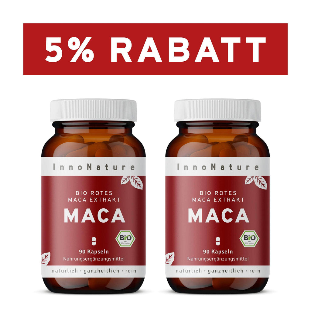 Bio Rotes Maca Extrakt Kapseln