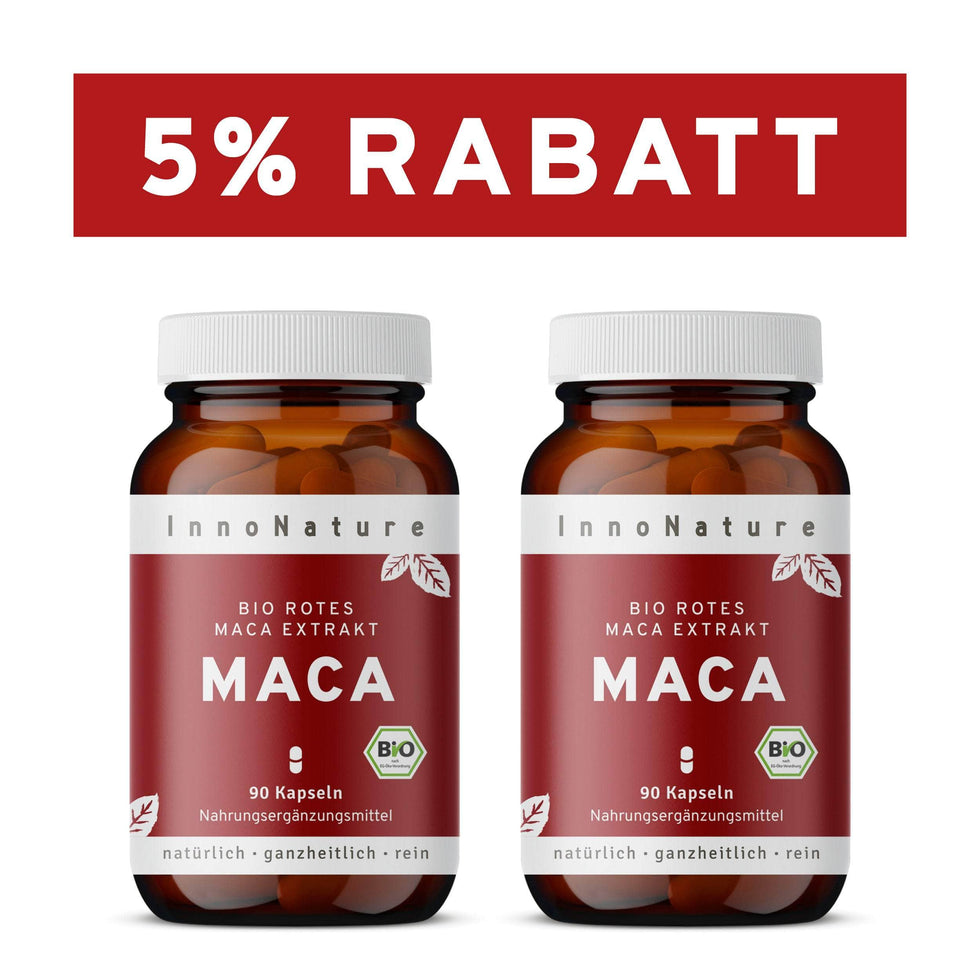 Bio Rotes Maca Extrakt Kapseln