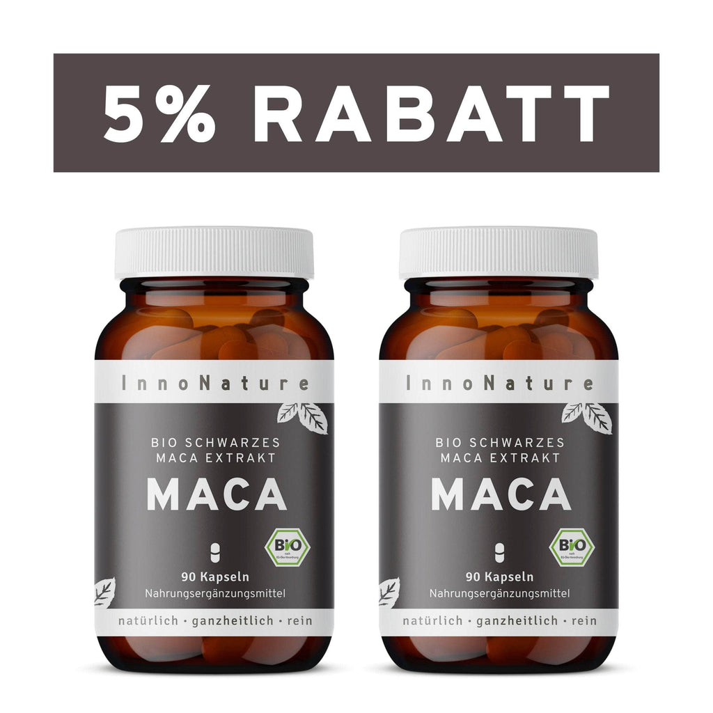 Bio Schwarzes Maca Extrakt Kapseln