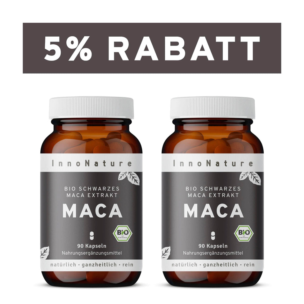 Bio Schwarzes Maca Extrakt Kapseln