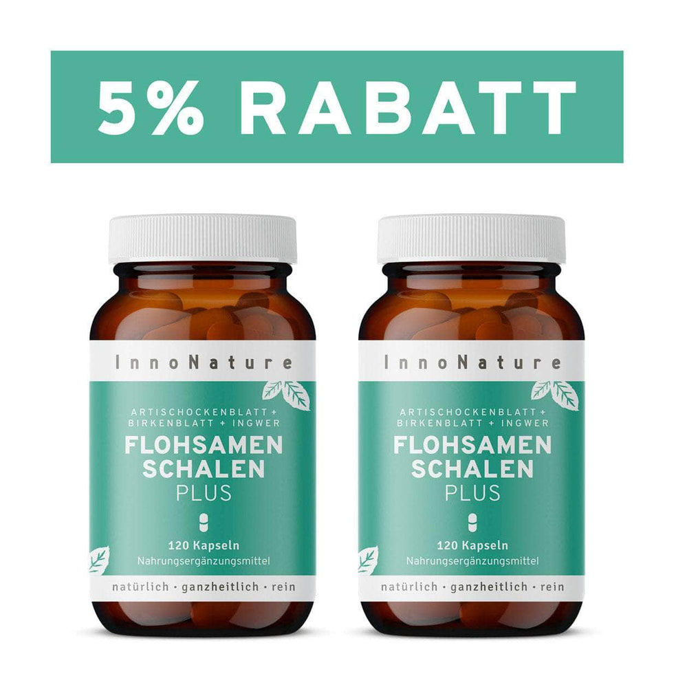 Flohsamenschalen Plus Kapseln