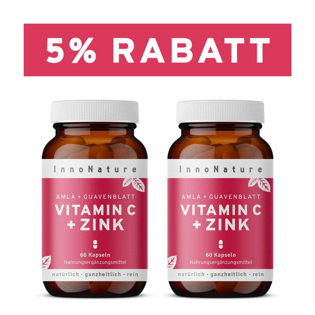 Vitamin C + Zink 60 Kapseln