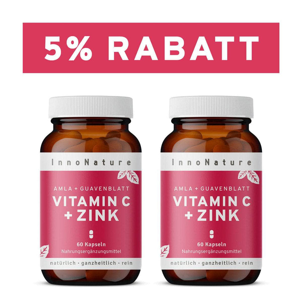 Vitamin C + Zink 60 Kapseln