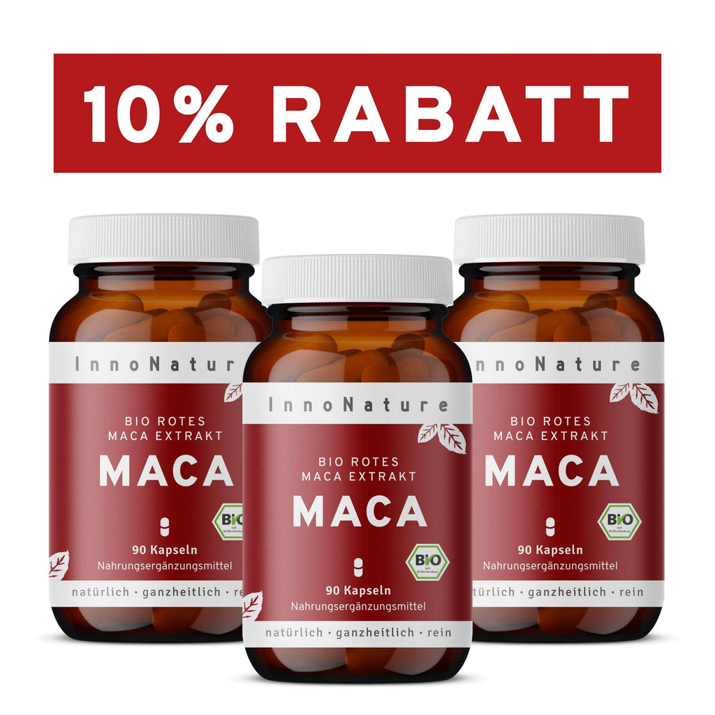 Bio Rotes Maca Extrakt Kapseln
