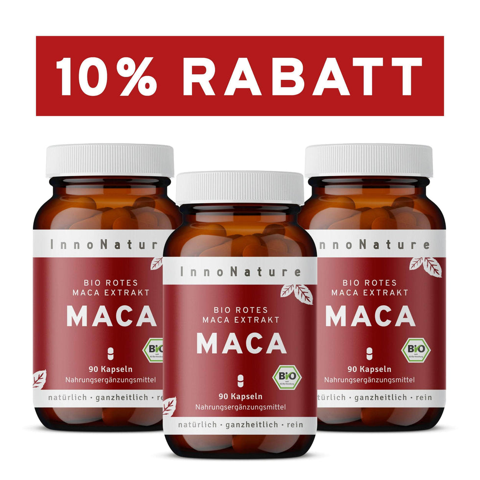 Bio Rotes Maca Extrakt Kapseln