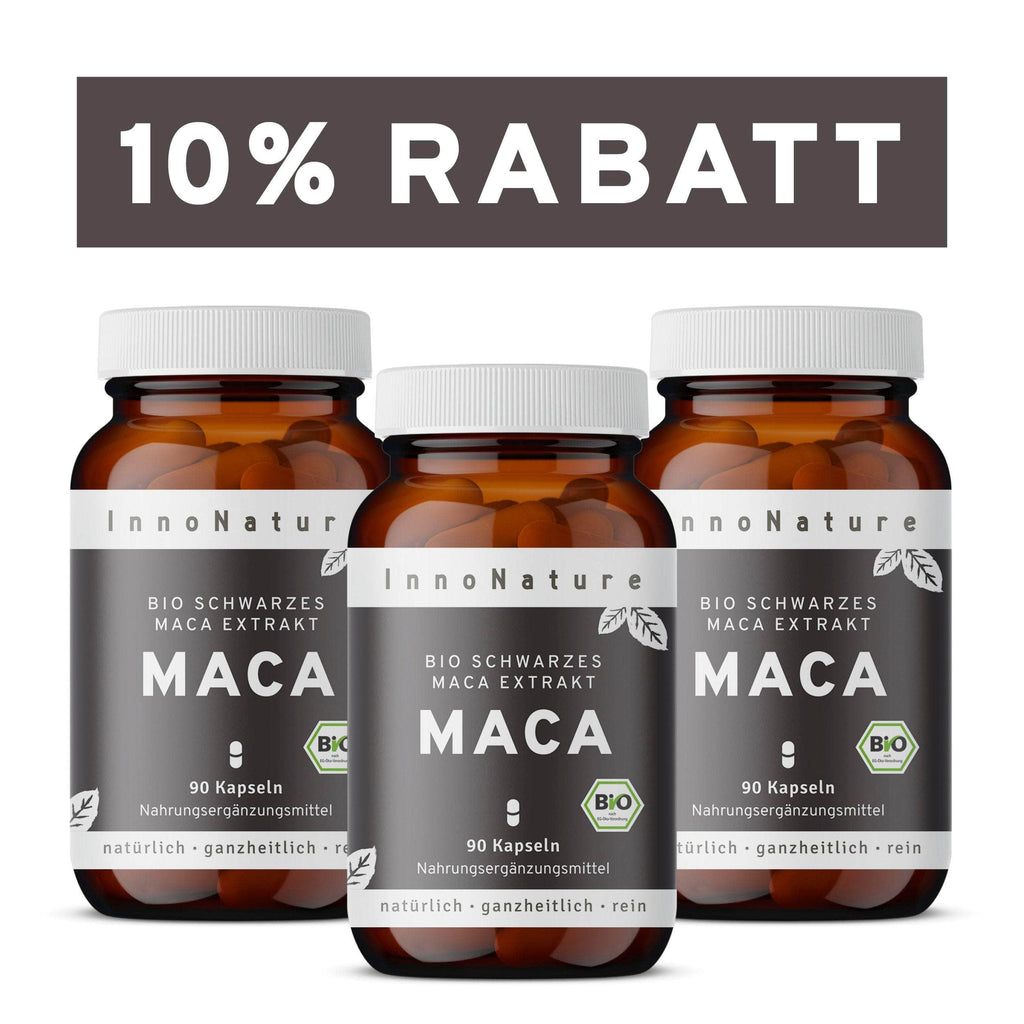 Bio Schwarzes Maca Extrakt Kapseln