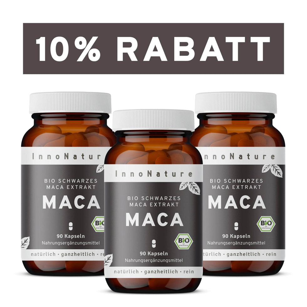 Bio Schwarzes Maca Extrakt Kapseln