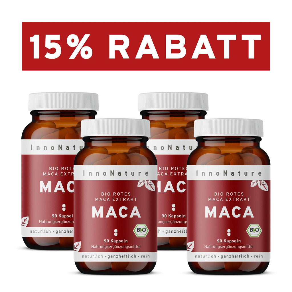 Bio Rotes Maca Extrakt Kapseln