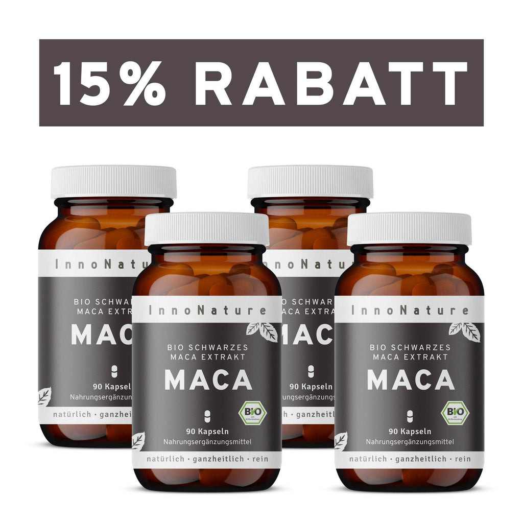 Bio Schwarzes Maca Extrakt Kapseln
