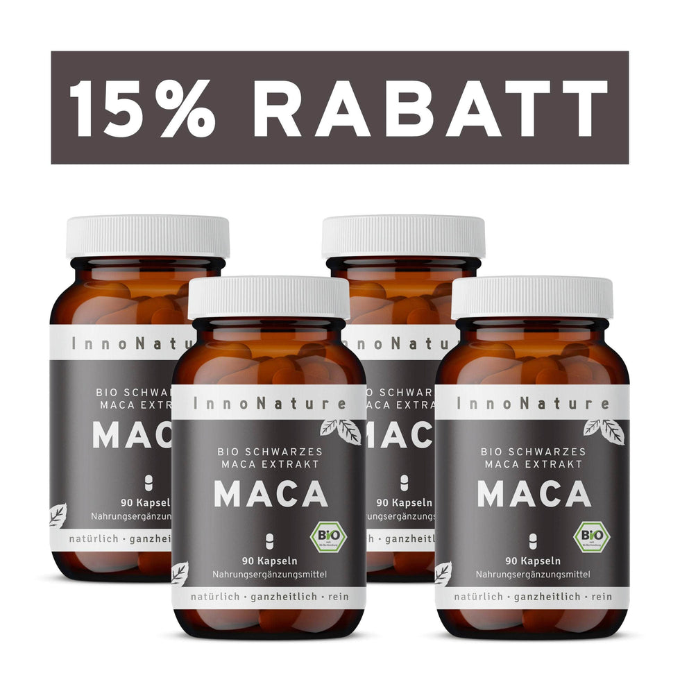 Bio Schwarzes Maca Extrakt Kapseln