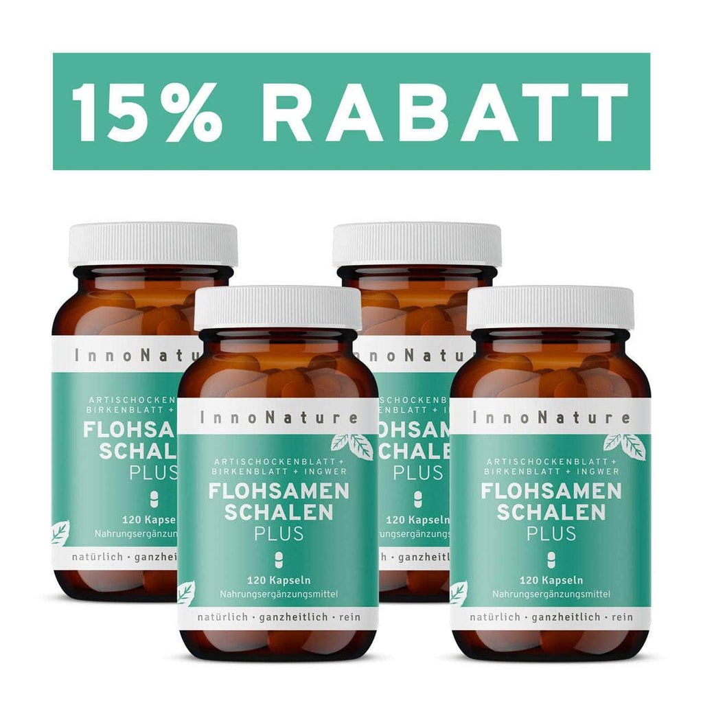 Flohsamenschalen Plus Kapseln
