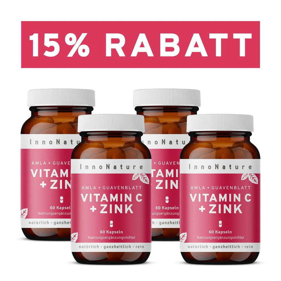 Vitamin C + Zink 60 Kapseln