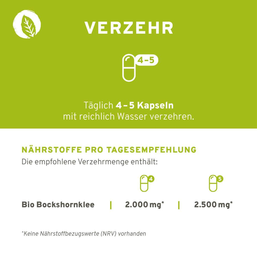 Bio Bockshornklee Kapseln