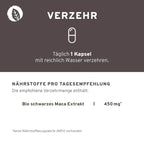 Bio Schwarzes Maca Extrakt Kapseln