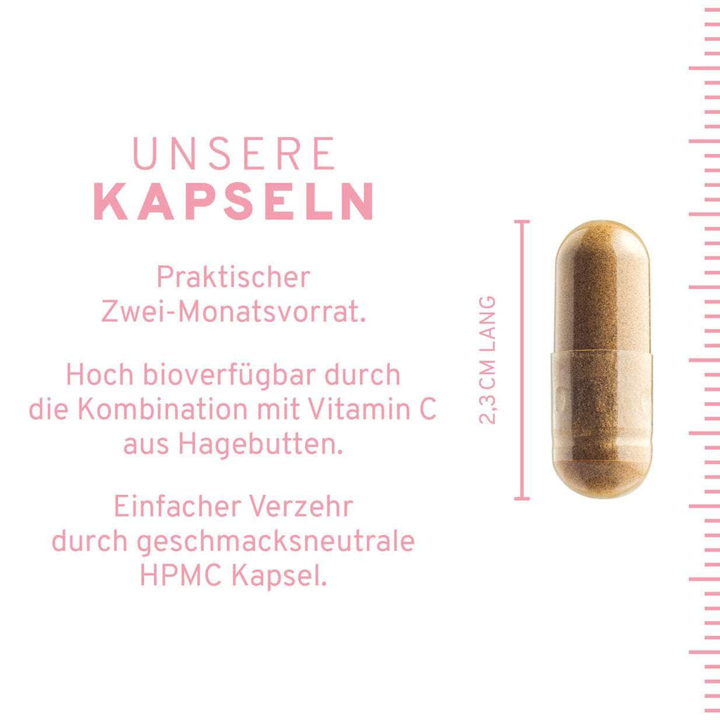 Eisen Kapseln (2-Monatsvorrat)