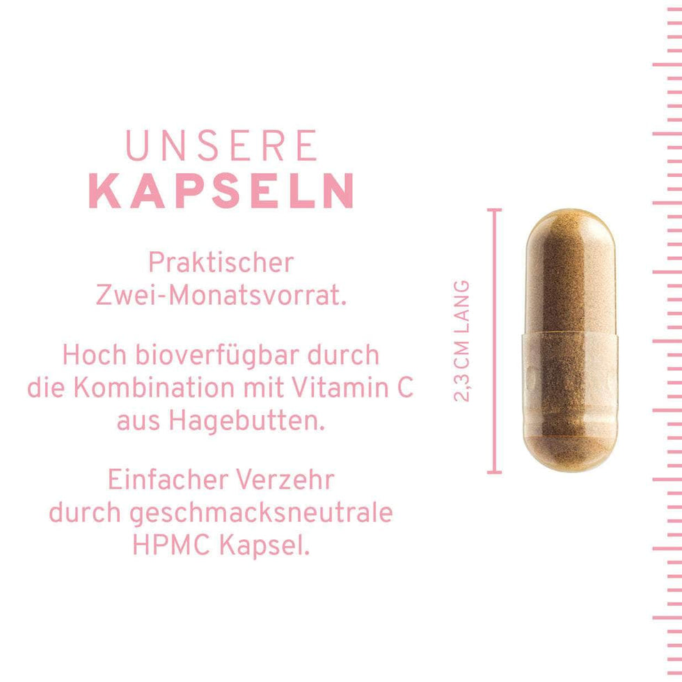 Eisen Kapseln (2-Monatsvorrat)
