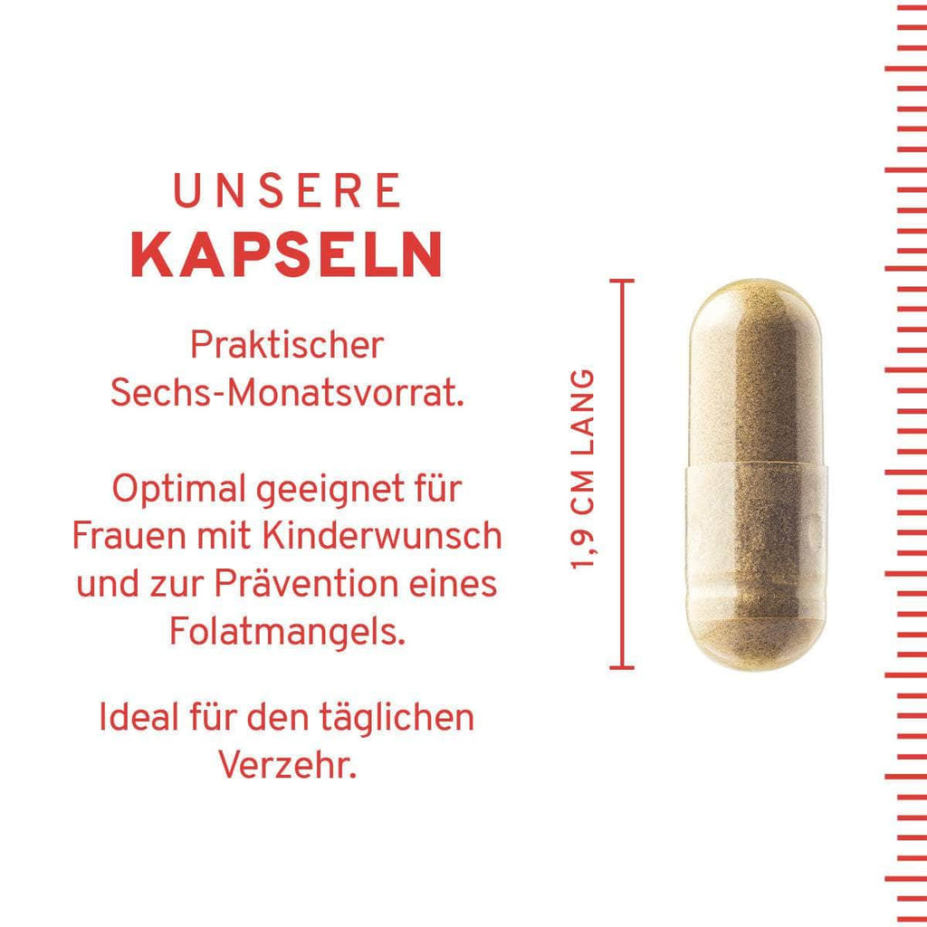 Folsäure Kapseln: Vitamin B9 aus Zitronenschalen