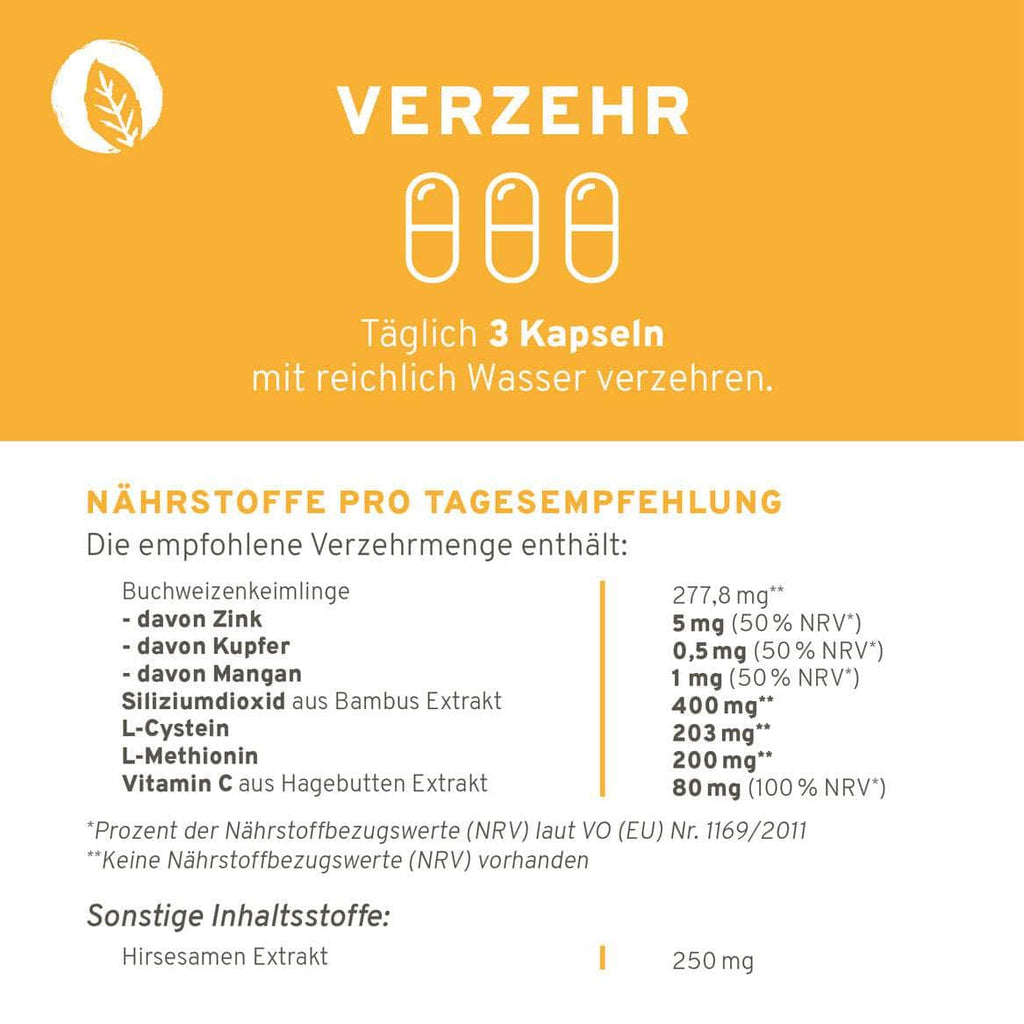 Haarwurzel Kapseln