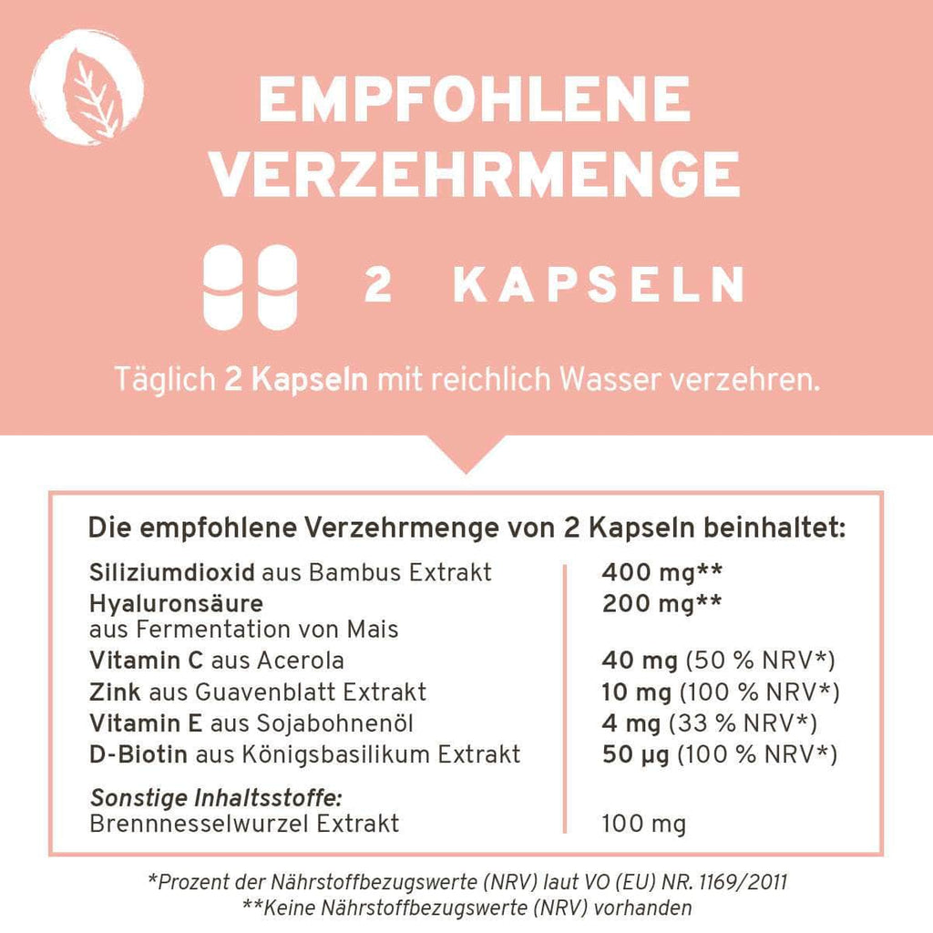 InnoRefill: Haut-Haare-Nägel Kapseln im Nachfüllbeutel
