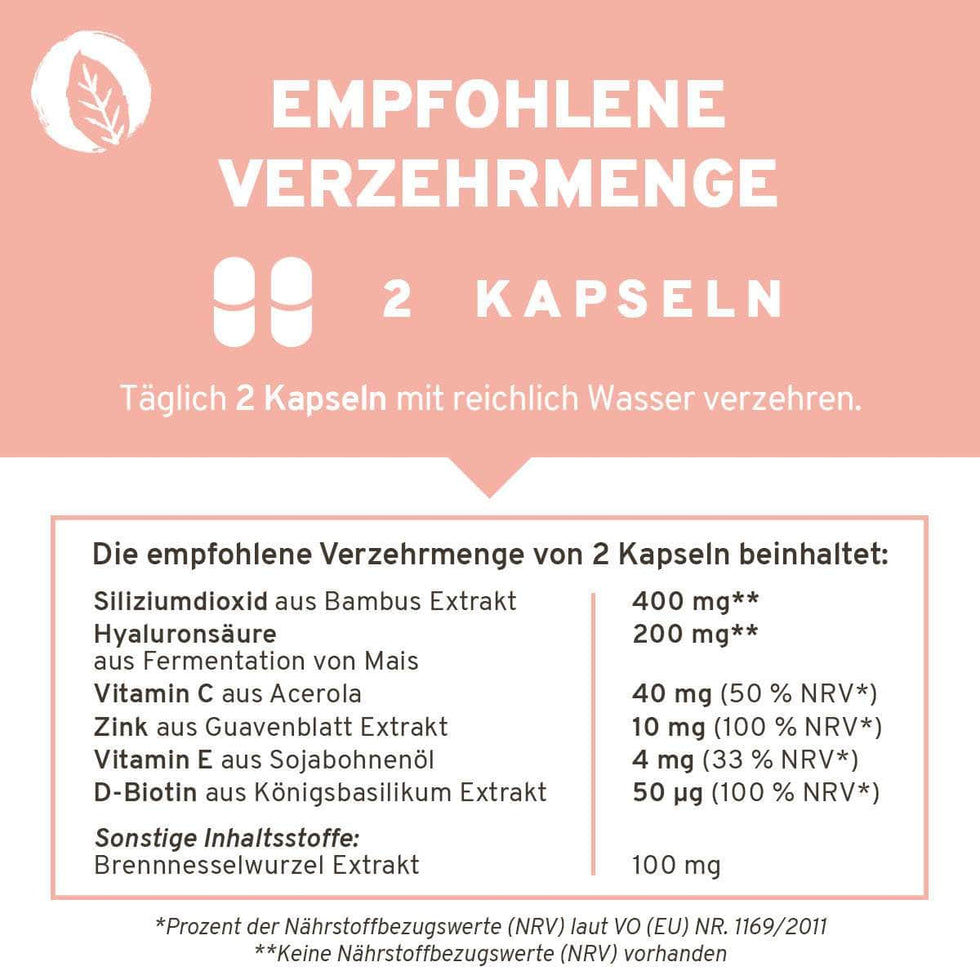 InnoRefill: Haut-Haare-Nägel Kapseln im Nachfüllbeutel