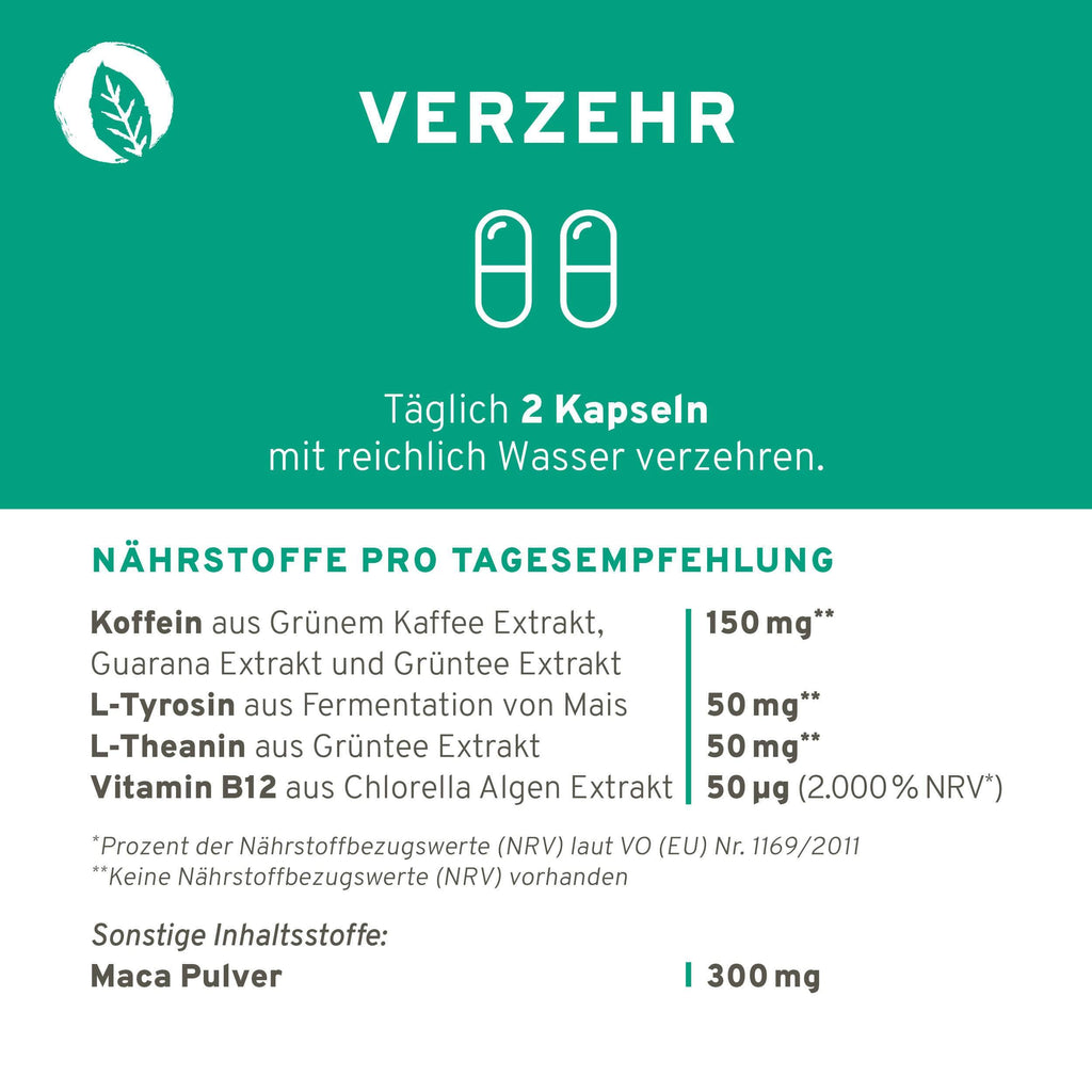 Koffein Plus Kapseln