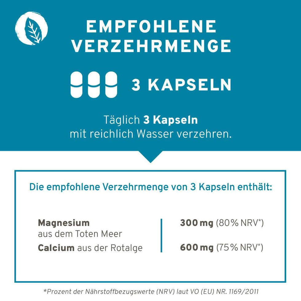 Magnesium + Calcium Kapseln
