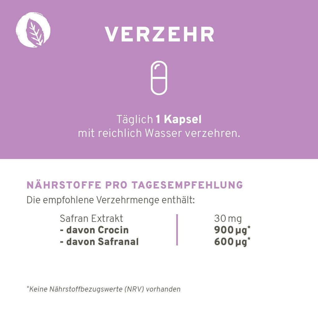 Safran Extrakt Kapseln