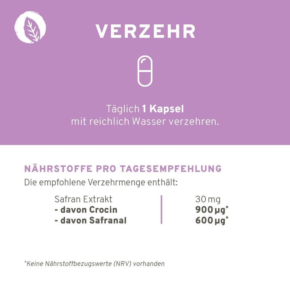 Safran Extrakt Kapseln