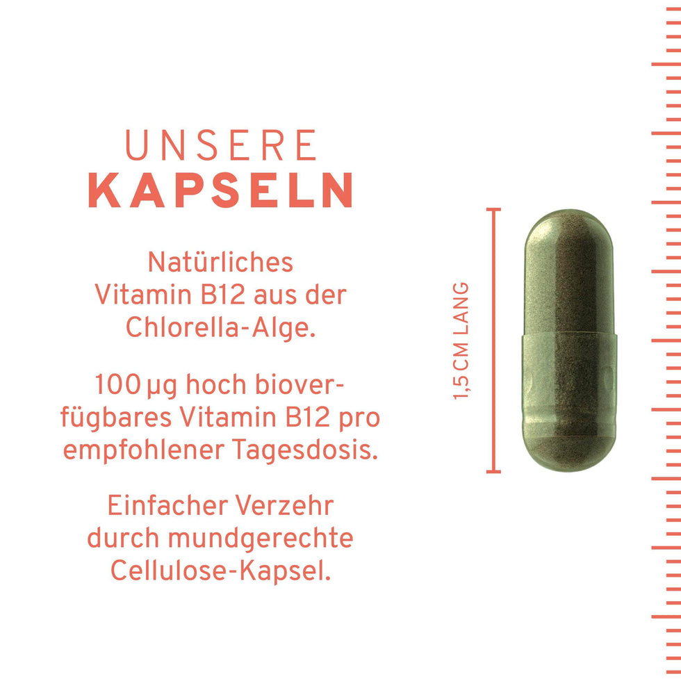 Vitamin B12 Chlorella 100 µg Kapseln