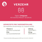 Vitamin C + Zink 60 Kapseln