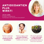 Zellschutz Kapseln:  Trans-Resveratrol + OPC + L-Glutathion + Hagebutte + Citrus-Bioflavonoide