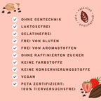 Menstru® Chocbar: Veganer Schokoladenriegel mit Vitamin B6, Eisen und Maca - 6er Box
