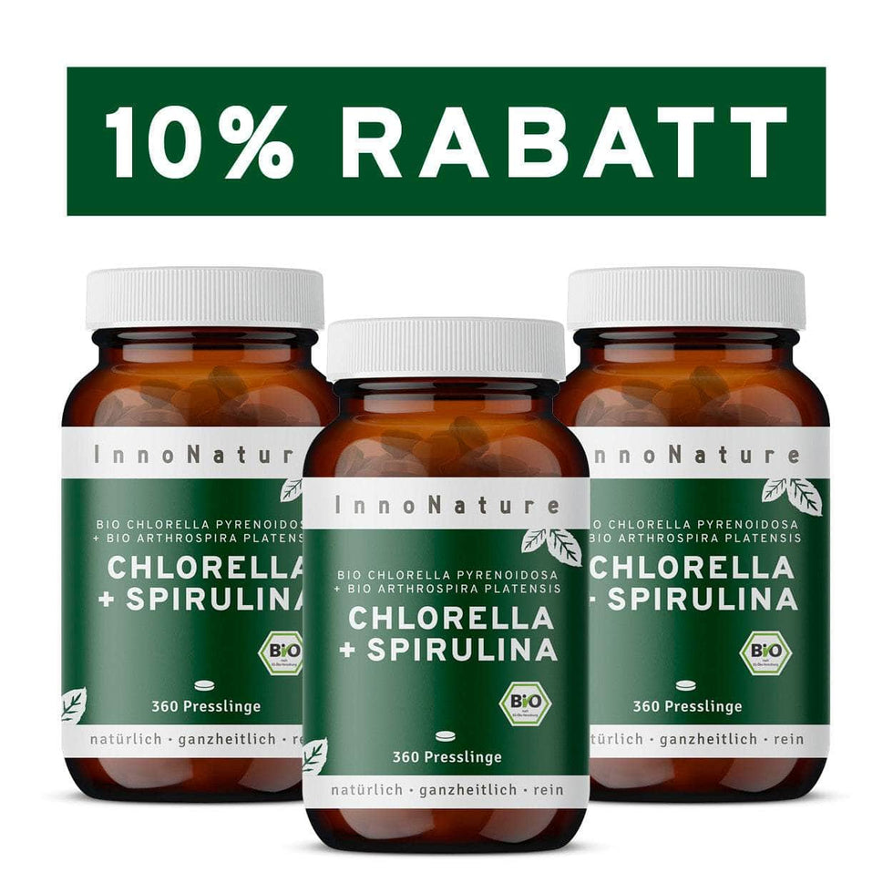 Bio Chlorella + Spirulina Presslinge