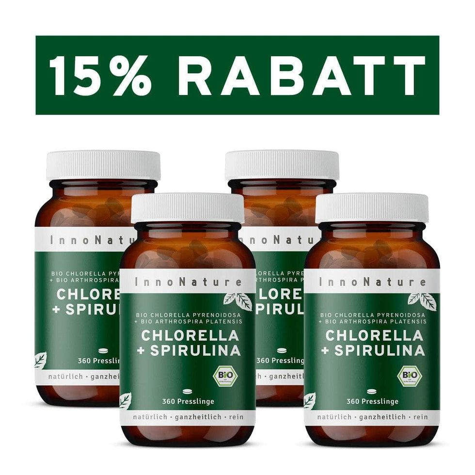 Bio Chlorella + Spirulina Presslinge