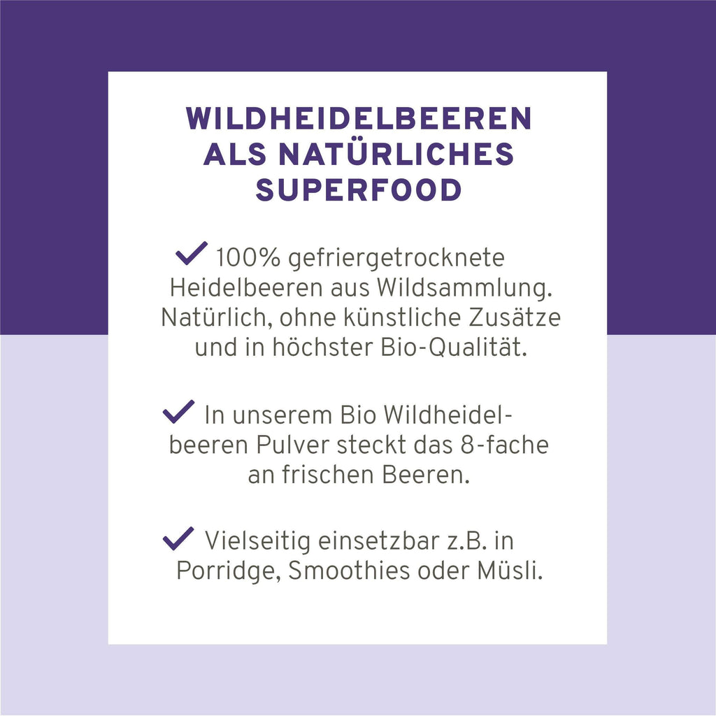 Bio Wildheidelbeeren