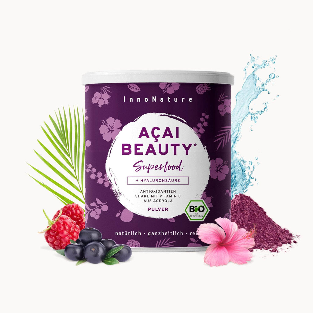 Açaí Beauty: Antioxidantienshake mit Hyaluronsäure